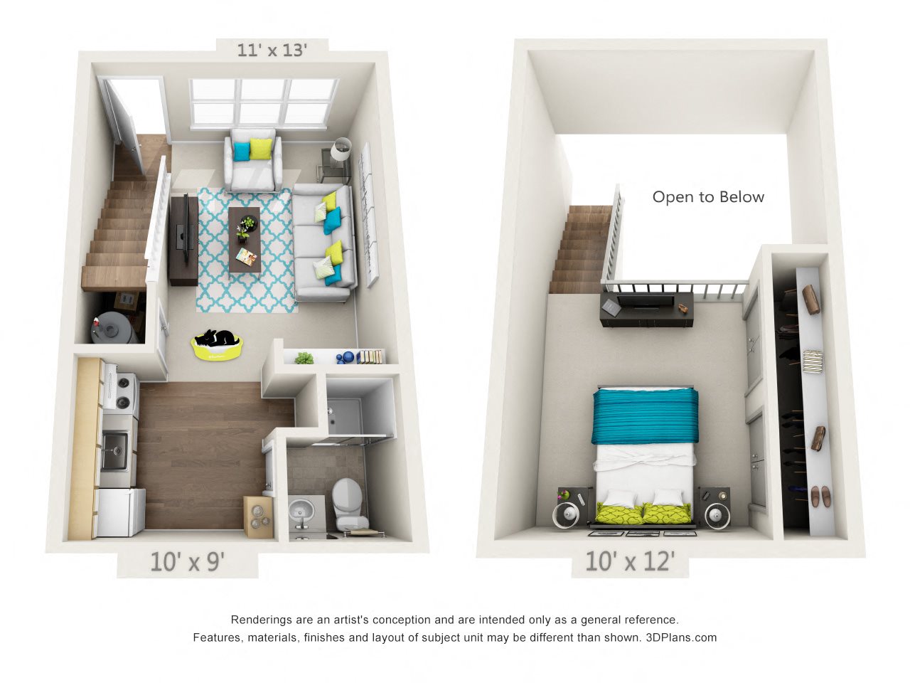  Floor  Plans  of Hawthorne Lofts  South in Wilmington NC